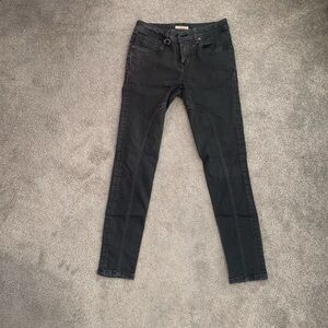 Burberry Brit Black Mid-Rise Skinny Jeans